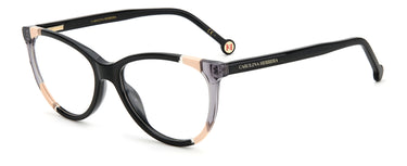 Designer Women Carolina Herrera Eyeglasses: CH 0064 - Black Nude- SpecSMART Eye Clinic (Diagonal View)